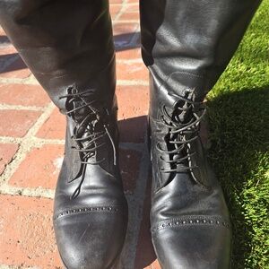 Tall E. VOGEL black   tall leather field show boots